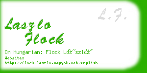 laszlo flock business card